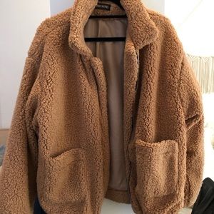 sherpa teddy bear jacket